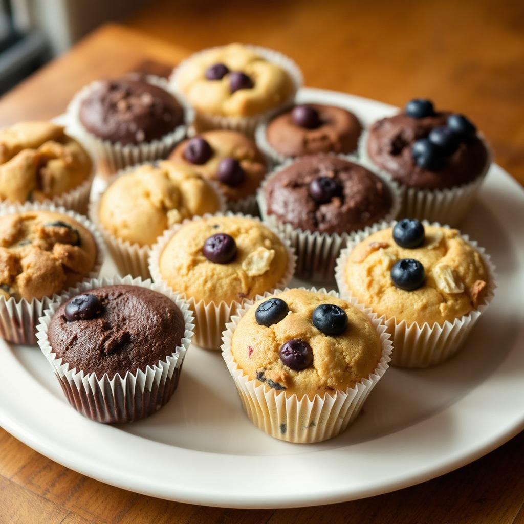 Assorted Muffins — Fresh daily from the BiskyFly bakery